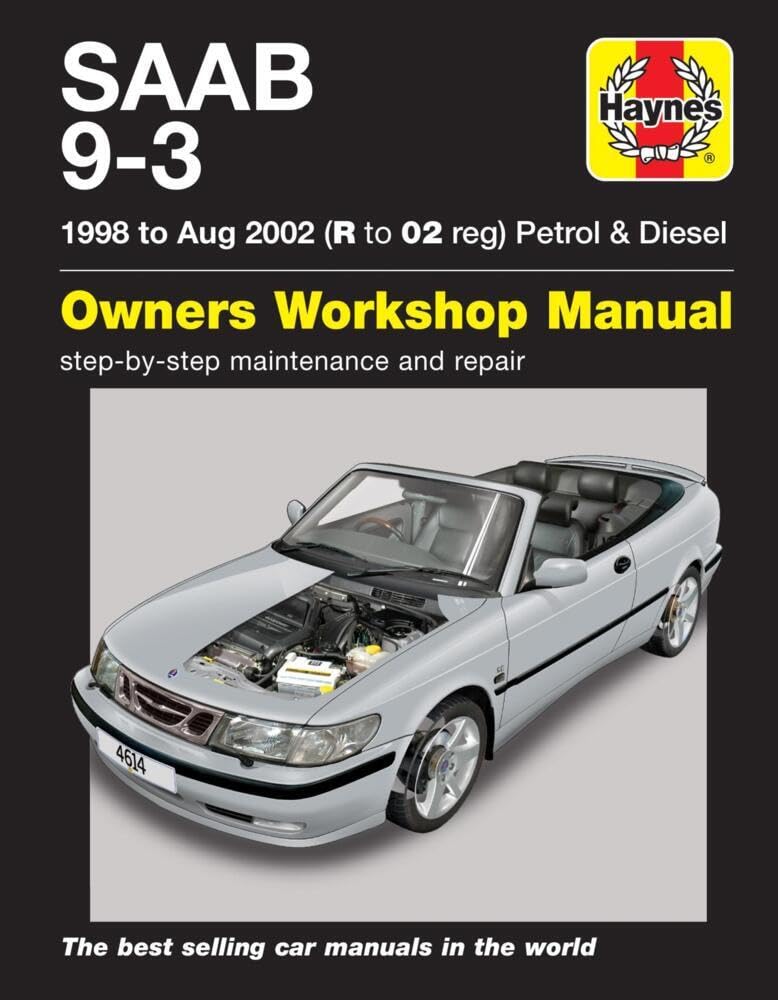 Saab 9-3 Petrol & Diesel (98 - Aug 02) Haynes Repair Manual von Haynes