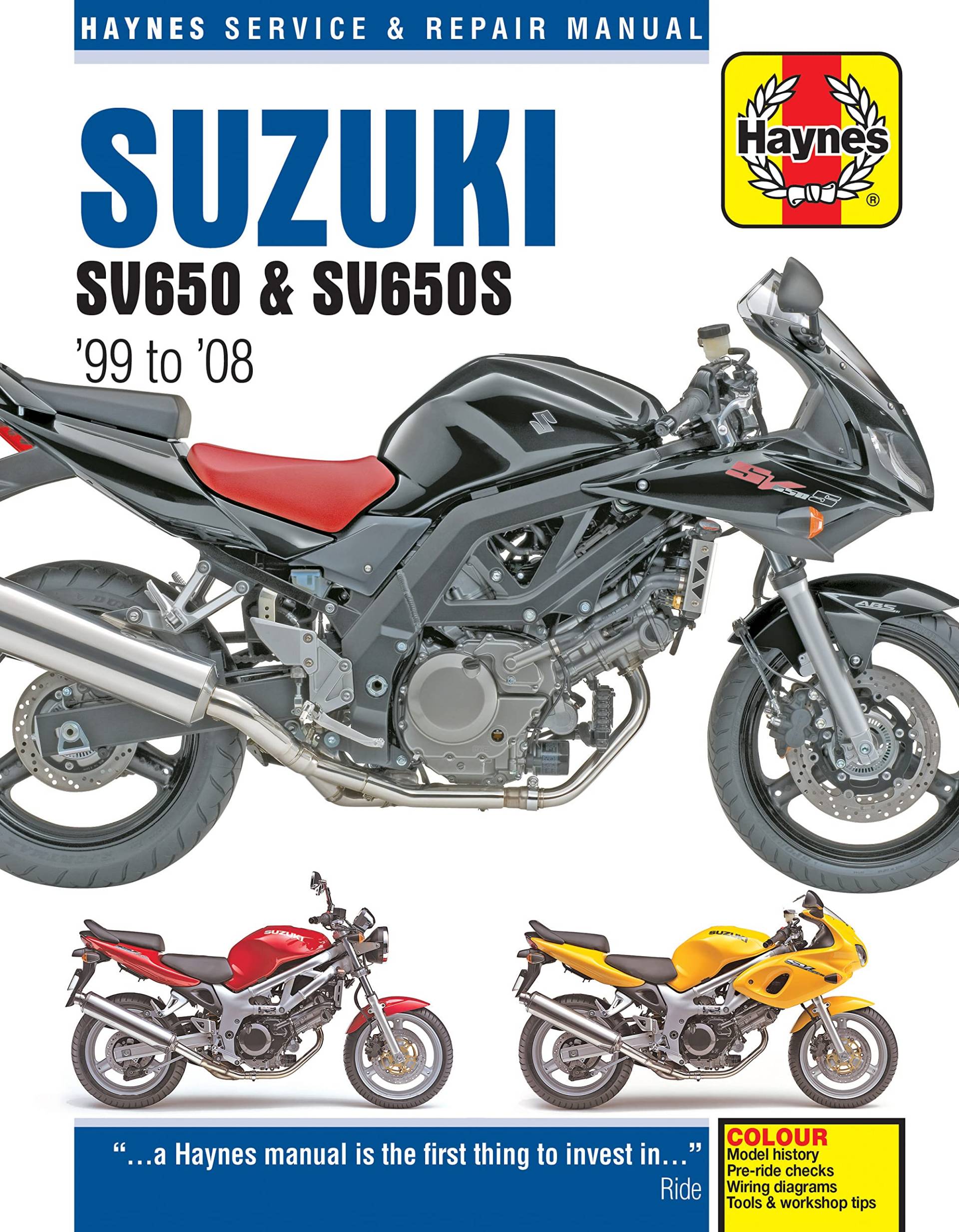 Suzuki SV650 & SV650S (99 - 08) Haynes Repair Manual: 99-08 (Haynes Service & Repair Manual) von Haynes