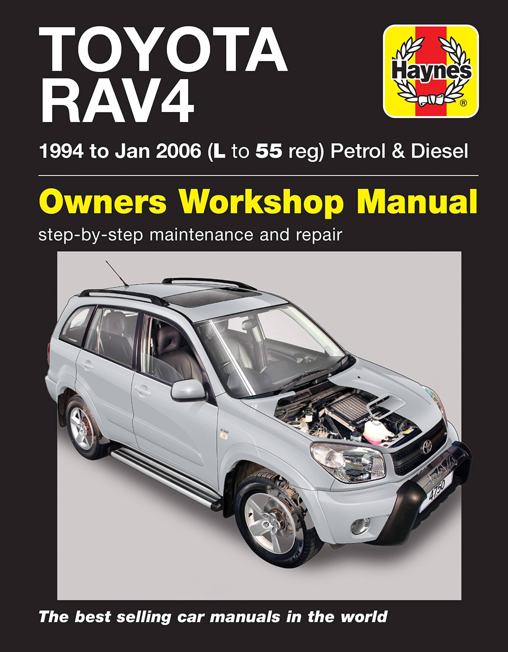 Toyota RAV4 (94 to Jan 06) (L to 55 reg) Petrol & Diesel: step-by-step maintenance and repair von Haynes