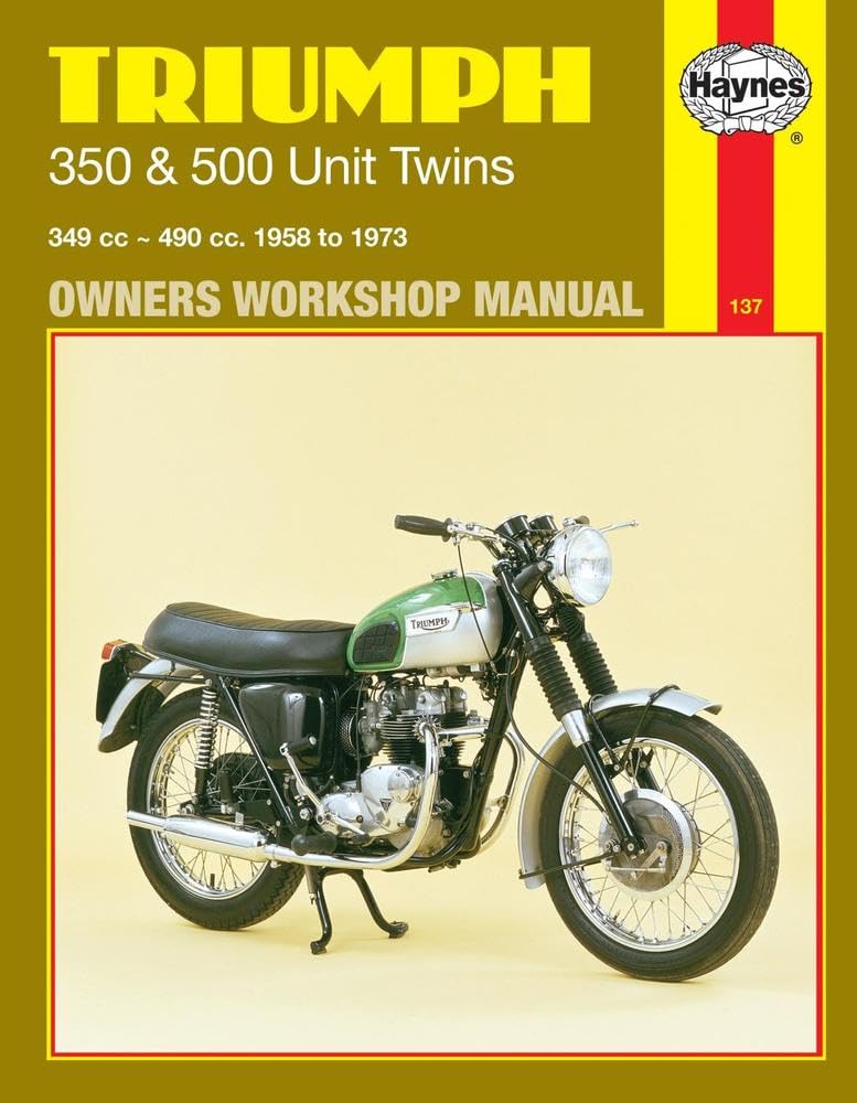 Triumph 350 and 500 Unit Twins Owners Workshop Manual, No. 137: '58-'73: 349 cc - 490 cc (Haynes Manuals) von Haynes