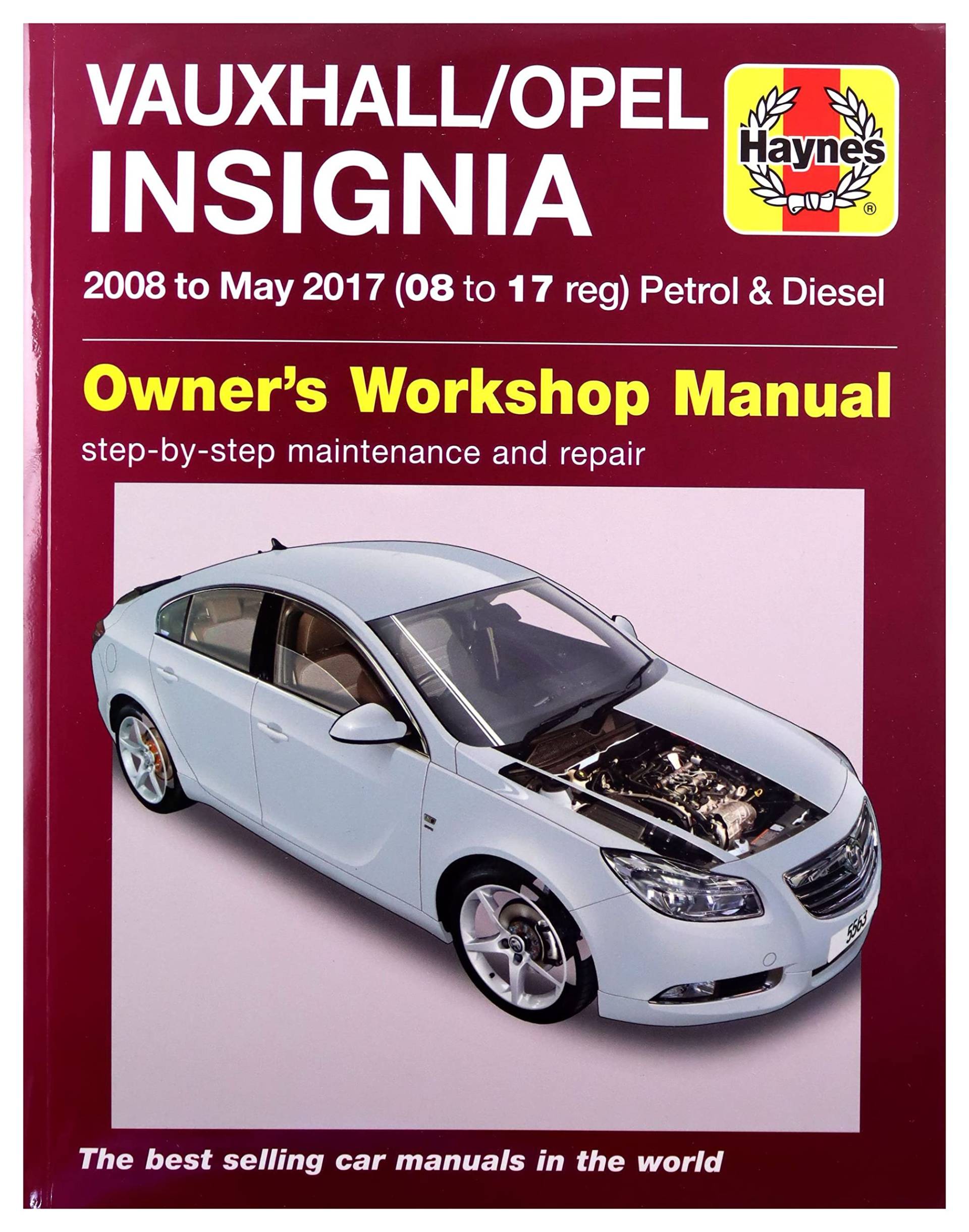 Vauxhall/Opel Insignia ('08-May 17) 08 to 17 reg von Haynes