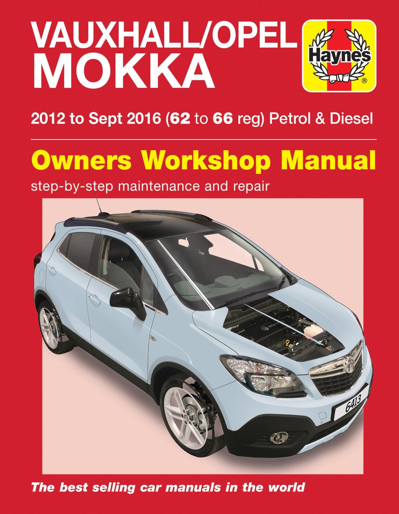 Vauxhall/Opel Mokka Petrol & Diesel (12 - Sept 16) 62 to 66 Haynes Repair Manual von Haynes