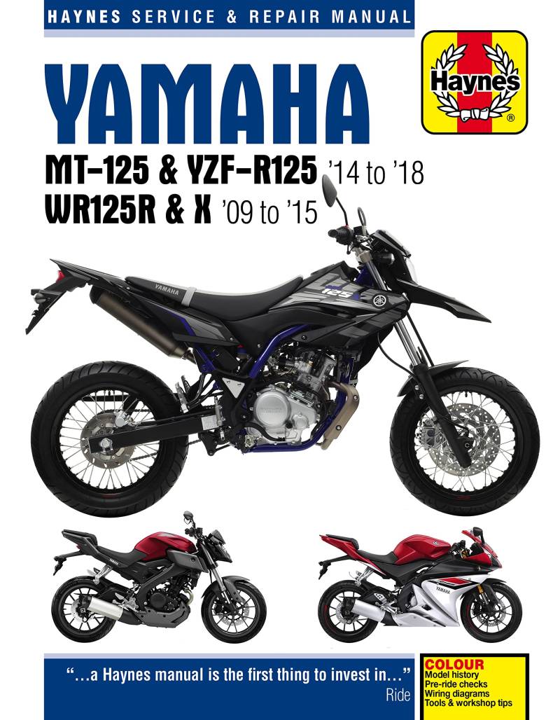 Yamaha MT-125 & YZF-R125 (14-18), WR125R/X (09-15) von Haynes