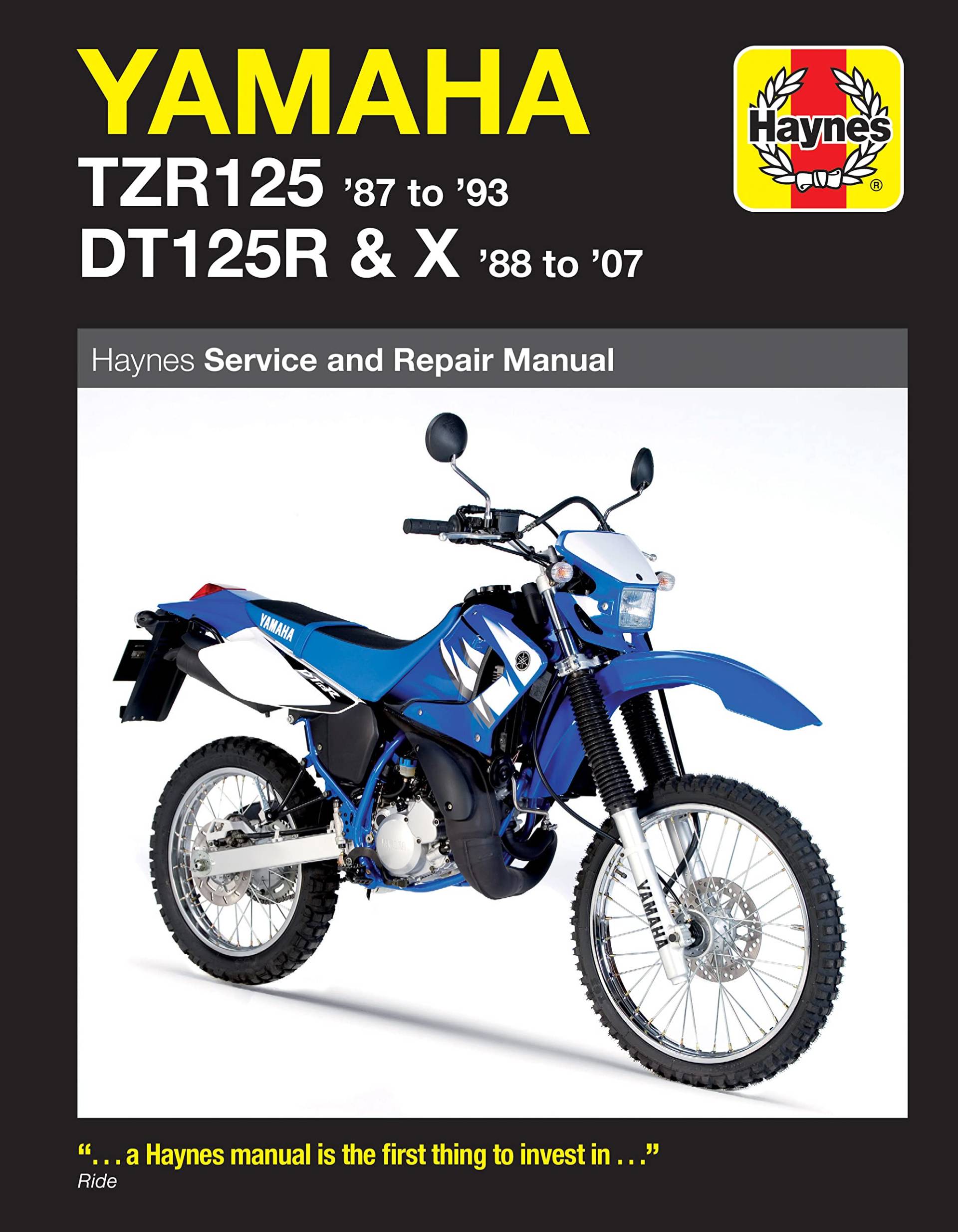 Yamaha TZR125 (87 - 93) & DT125R/X (88 - 07) von Haynes