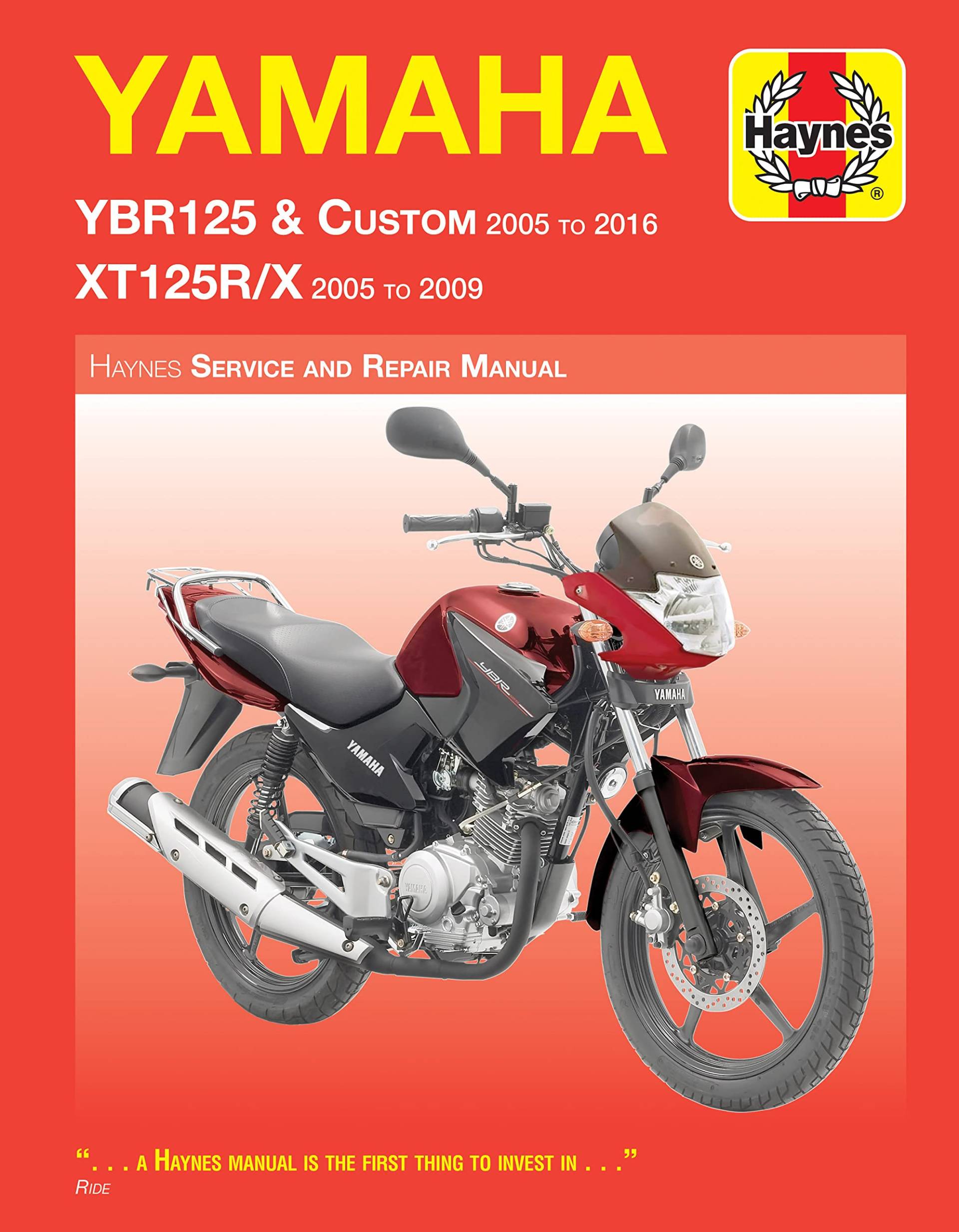 Yamaha YBR125 & XT125R/X (05-16) von Haynes