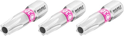 Hazet Bit - Sechskant 1/4 - Tamper Resistant TORX® - T30H -3-tlg. [Hersteller-Nr. 2223N-T30H/3] von Hazet