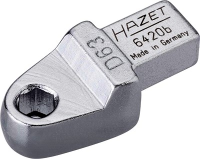 Hazet Einsteck-Halter für Bits - Vierkant 9x12mm - Sechskant 1/4 [Hersteller-Nr. 6420B] von Hazet