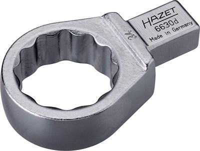 Hazet Einsteck-Ringschlüssel - Vierkant 14x18mm - Sechskant - 34mm [Hersteller-Nr. 6630D-34] von Hazet