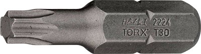 Hazet Bit - Sechskant 8 (5/16 Zoll) - Innen TORX® Profil - T30 [Hersteller-Nr. 2224-T30] von Hazet