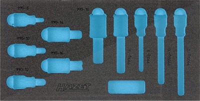 Hazet 2-Komponenten Weichschaum-Einlage - leer - für 163-221/10, 990/10 [Hersteller-Nr. 163-221L] von Hazet