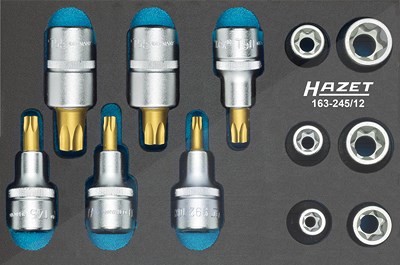 Hazet Werkzeug-Satz TORX® 163-245/12 [Hersteller-Nr. 163-245/12] von Hazet