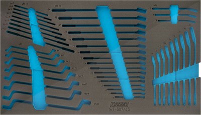 Hazet 2-Komponenten Weichschaum-Einlage - leer - für 163-507/45 [Hersteller-Nr. 163-507L] von Hazet