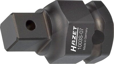 Hazet Schlag-, Maschinenschrauber Adapter - Außen-Sechskant 24mm - 1/2 [Hersteller-Nr. 1003S-07] von Hazet