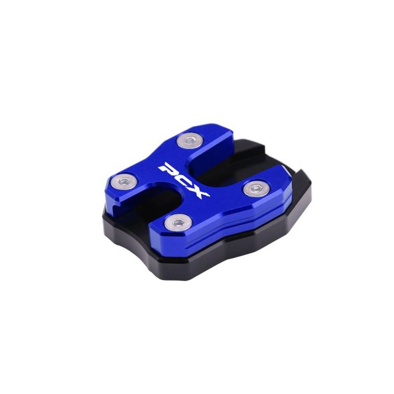 HczioN Motorcycle Support Foot Pad Side Stand Extension Stand Pad for Honda PCX 125 PCX150 PCX160 All Year (Blue) von HczioN