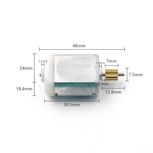 8 zähne Fit for PG 308 FC-280SC-16200 Auto Tür Zentrale Stamm Schwanz Schloss Antrieb Motor Motor DC 12V Auto teile von HePbak