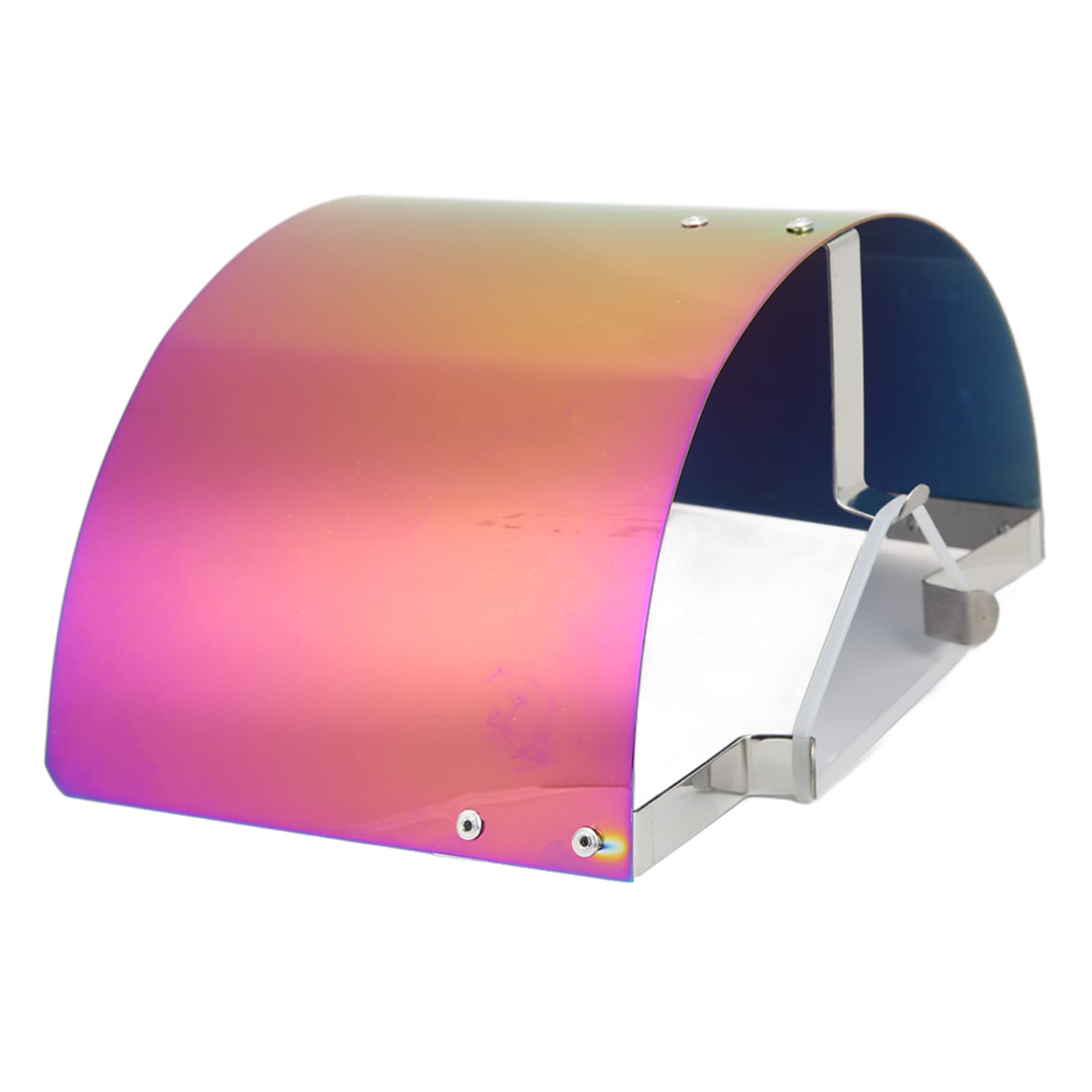Airs Inlet Heat Shield, Air Inlet Filter Cover Heat Shield Edelstahl-Automobilzubehör für 2,5 Zoll Bis 3,5 Zoll (Farbbeschichtung) von Headerbs