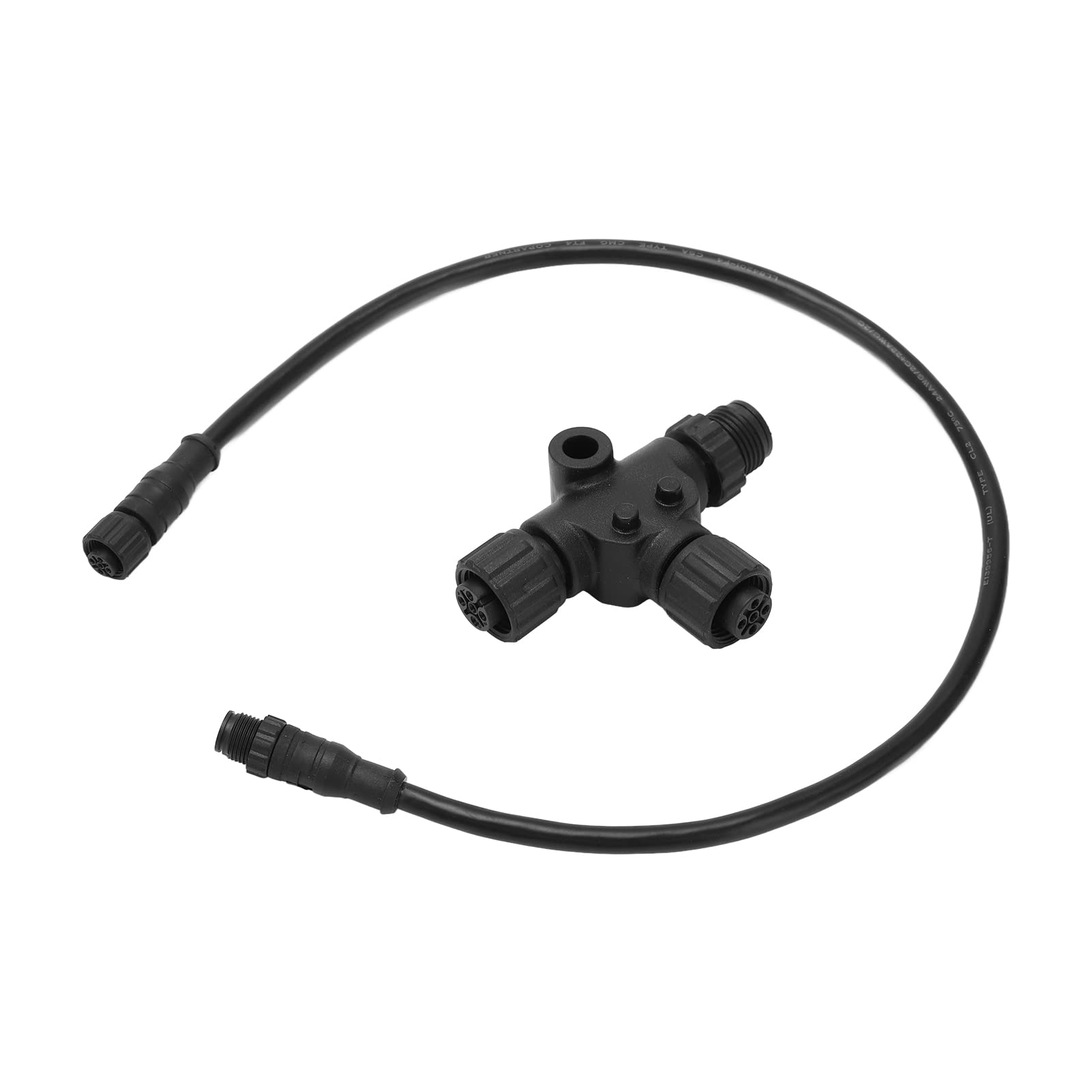 Für NMEA 2000-Kabel, IP67 Wasserdicht Für NMEA 2000 Drop Backbone-Kabel mit T-Stecker 5-polig M12 0,5 M Für -Netzwerke von Headerbs