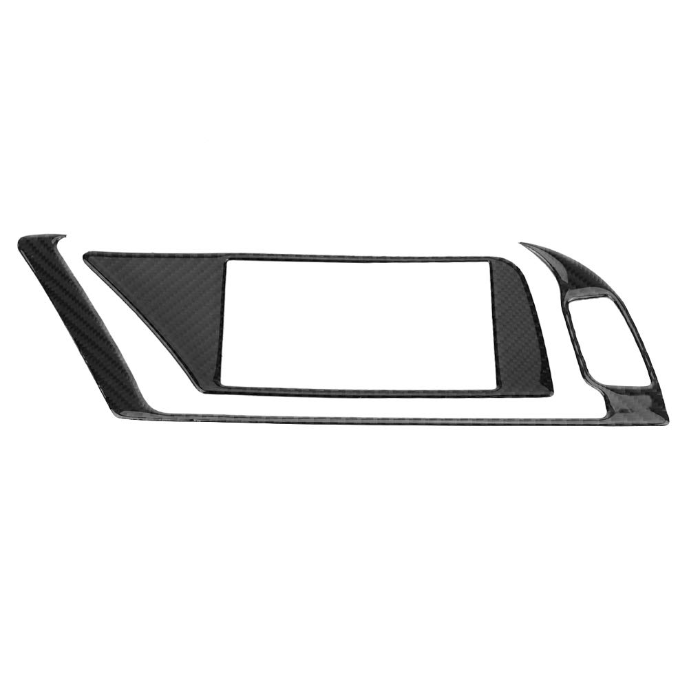 GPS Navigator Panel Trim, Carbon Fiber Car Interior GPS Navigator Panel Frame Cover Trim für Audi B8 A4 A5 S4 S5 von Headerbs