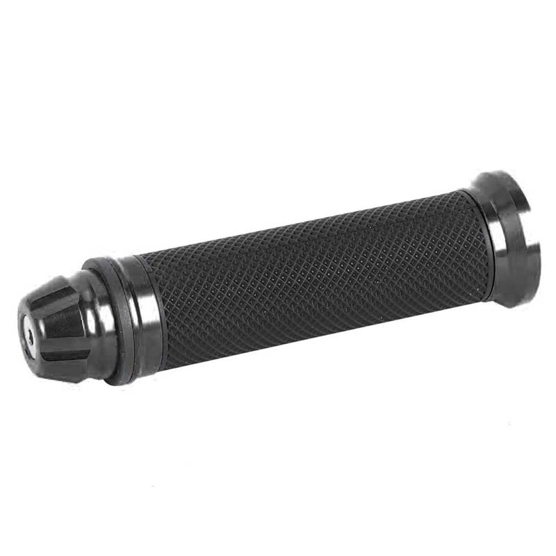 Griff Stange Non -Slip Knurled -Lenker Griff Universal Aluminiumlegierung Motorrad Griffe 7/8 Zoll Griff Griff (Black) von Headerbs