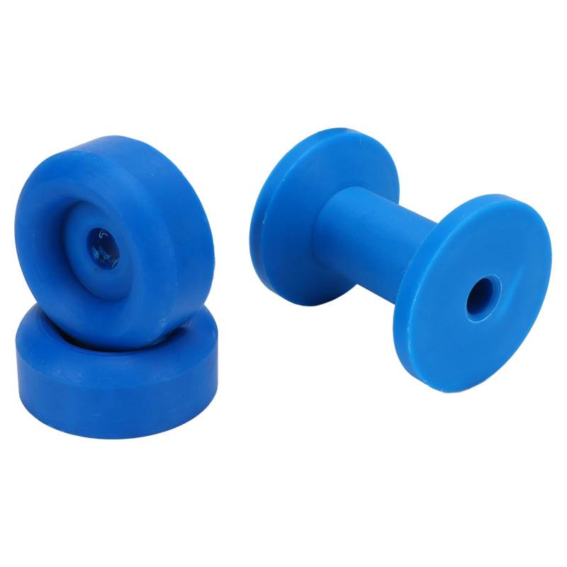 Kielrolle, 3 Stück Trailer Bow Stop Roller Blaue PVC-Kielrolle Verschleißfest Wasserdicht Für Boot von Headerbs