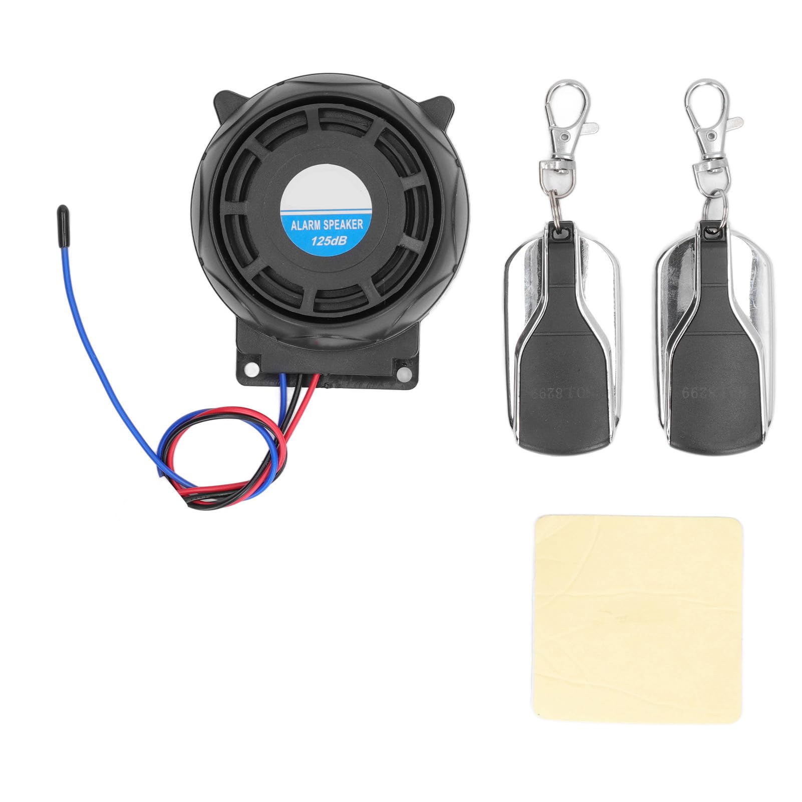 Headerbs Motorrad-Alarmanlage, Motorrad-Sicherheitsalarmanlage, Diebstahlsicherung, 2 Fernbedienung, 12 V, Wasserdicht, Universell für Motorräder von Headerbs