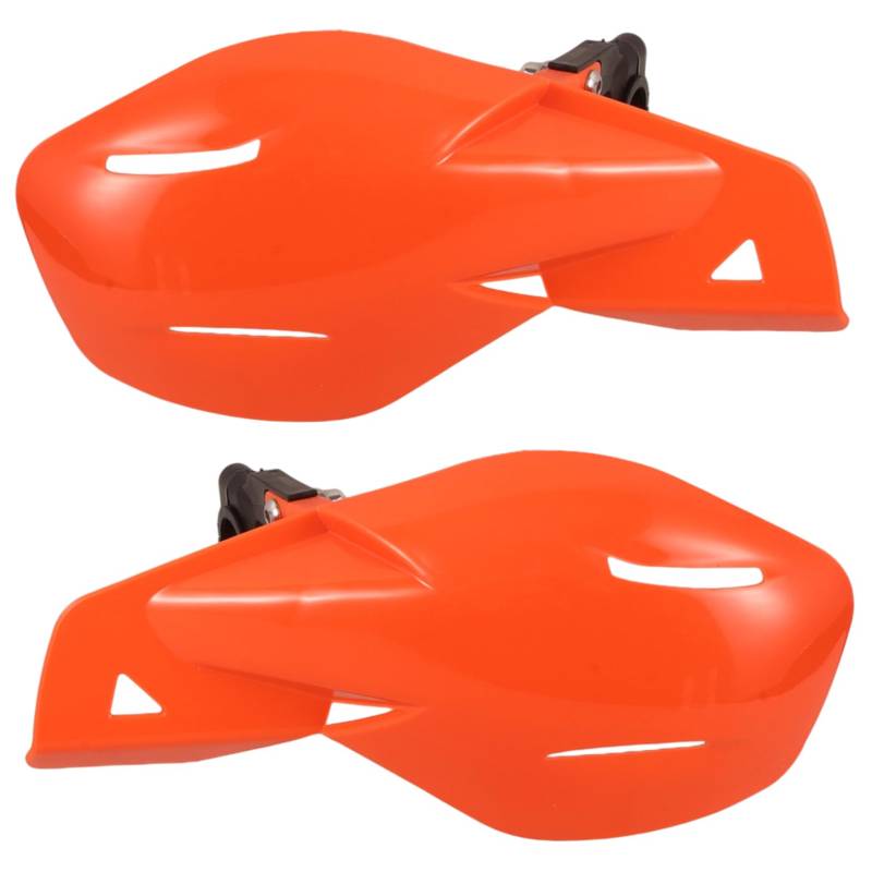 Healifty 2St -Handschutz Roller Hebel Fahrradlenkergriffe Scooter-Griffe Sportster gleiten handhaben motorradzubehör Handschützer für Motorräder -Handschützer Plastik Orange von Healifty