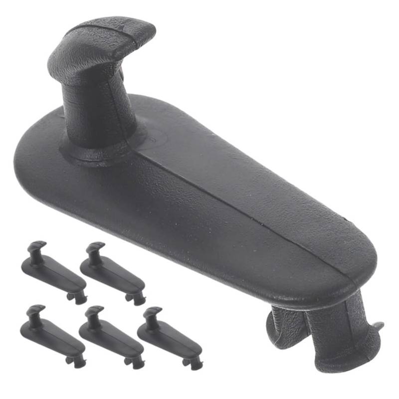 Healifty 6st Schnalle Für Automatten Auto-bodenmattenschnalle Befestigung Bewegliche Pads Automatten-Clip Bodenschutz rutschfest Streifen Panel-Clips Fußmattenclip Visierclips Pp Black von Healifty