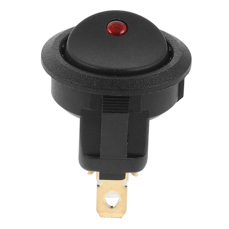 Healifty Rv-schalter Umschalten Bewegung Intelligente Lichtschalter Momentane Taste -dimmschalter Mini-push Sensor Signal Aus Kabel Auto Schwarzlichtschalter Bot Stecker Winde Black Abs von Healifty