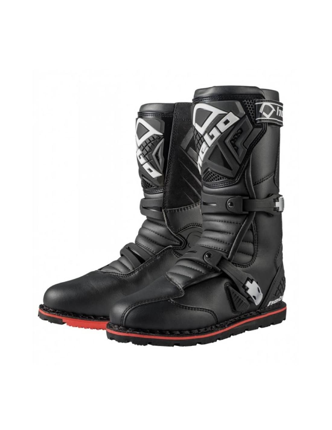 Ht1012 - technical 2.0 leder offroad trial boots FARBE SCHWARZ SIZE 40 von Hebo