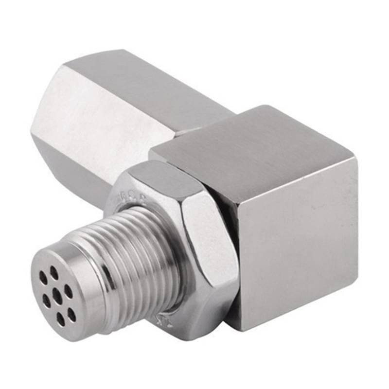 Hebupoe Universal O2 Sauerstoff Sensor Adapter 90° Grad 02 Bung Erweiterung Katalytisch Extender Abstandshalter M18X1.5 Auto Reparatur Motor üBerprüFen von Hebupoe