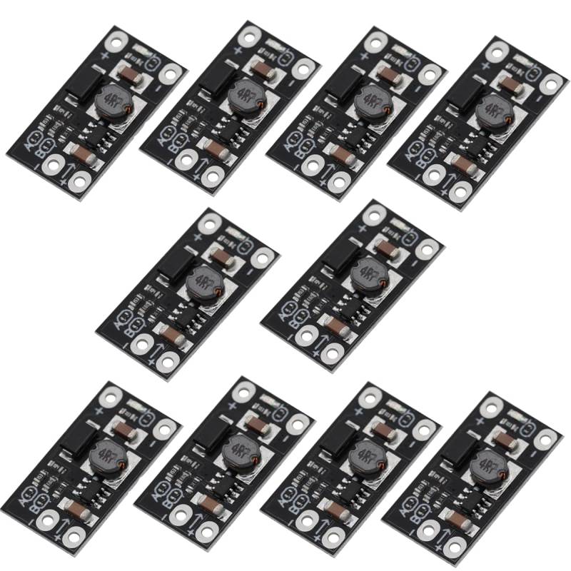 Heevhas 10PCS DC-DC Mini Booster Step Up Konverter Modul Board 3,7V auf 5V 8V 9V 12V einstellbarer Step-Up-Spannungsregler Netzteilmodul für elektronische DIY Spannungsmodul von Heevhas