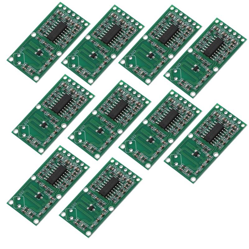 Heevhas 10PCS Mikrowellenradar Induktion Schaltmodul RCWL-0516 Radar Sensor Menschliches Erfassungsmodul Induktionsdetektor Mikrowellensensor von Heevhas