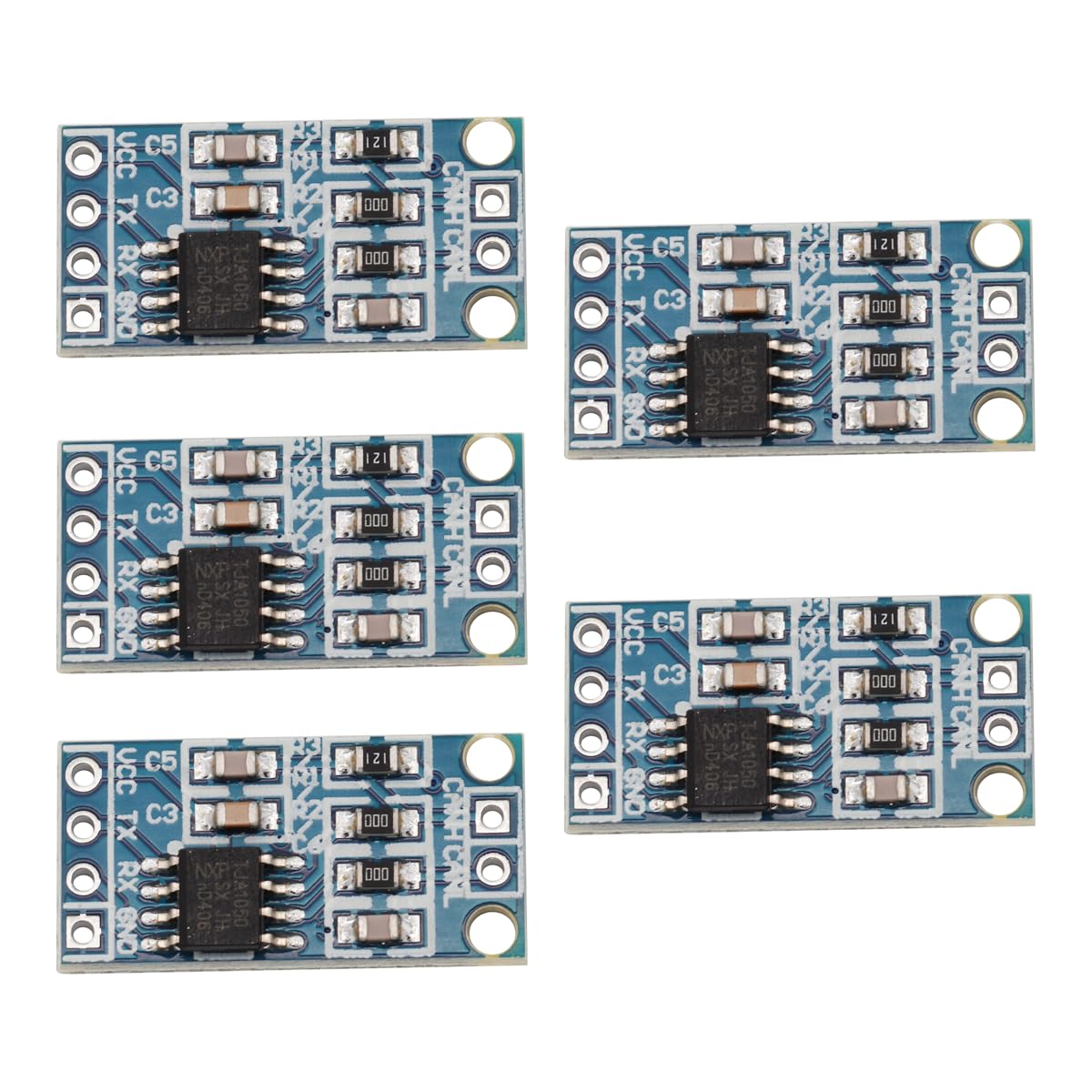 Heevhas CAN Bus Shield TJA1050 CAN-Controller-Schnittstellenmodul Bustreiber-Schnittstellenmodul 51 MCU ARM-Controller-Entwicklungsplatine (5 Stück) von Heevhas