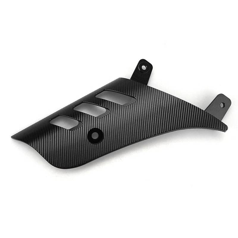 Für Vespa Stoßdämpfer Seitenabdeckung Vorderrad Rocker Protector Plate für GTS125 GTS250 GTS300 GTS 125 250 300 Zubehör Aluminium (schwarz) von Heigoal