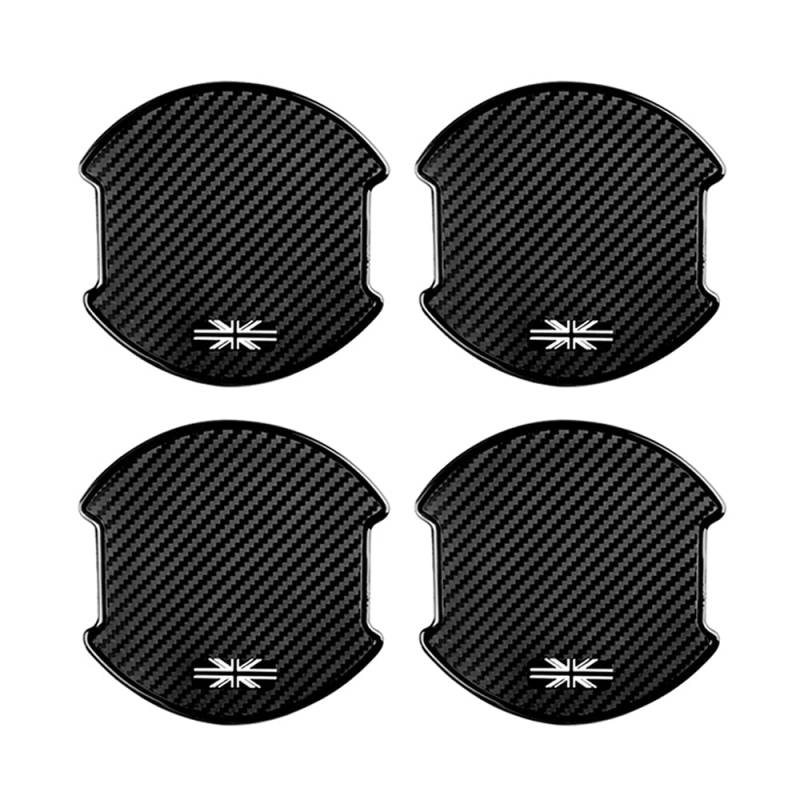 HEINMO Auto Türgriff Handgelenkschutz Aufkleber Zubehör für Cooper S F54 F55 F56 F60 R55 R56 R60 Car Styling Exterior Anti-Scratch (4PCS Grey) von Heinmo