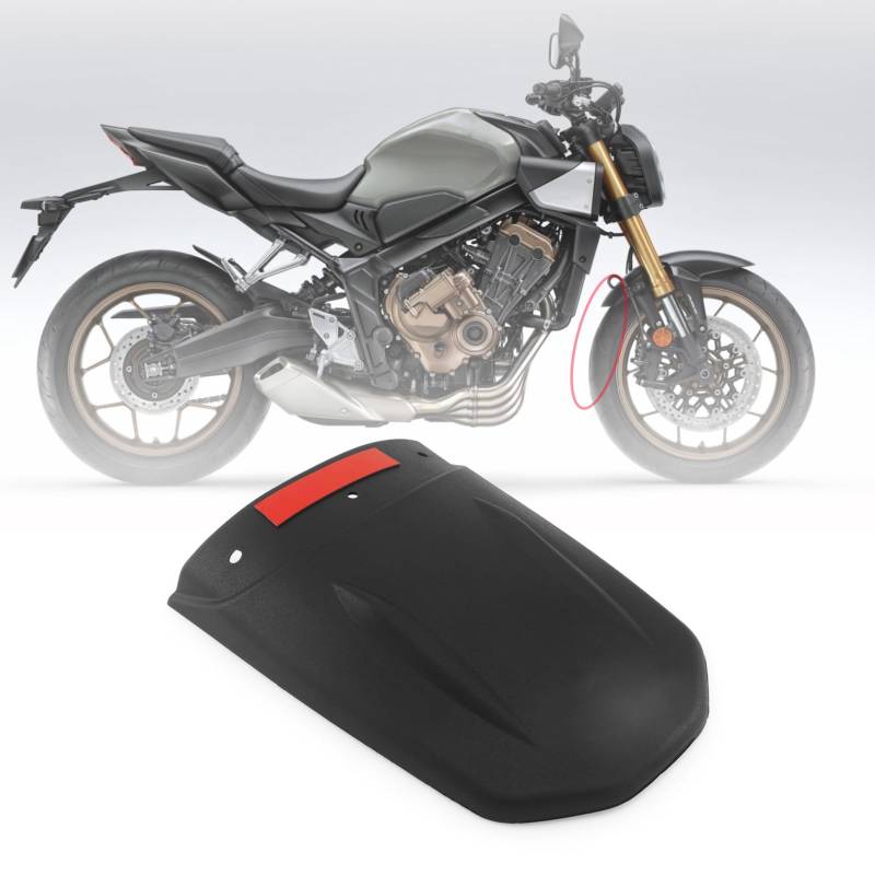 HEINMO Für Hon' CBR650R CB650R 2019-2024 Frontverlängerung Kotflügel Spritzschutz Spritzverlängerung Hugger Guard Zubehör von Heinmo