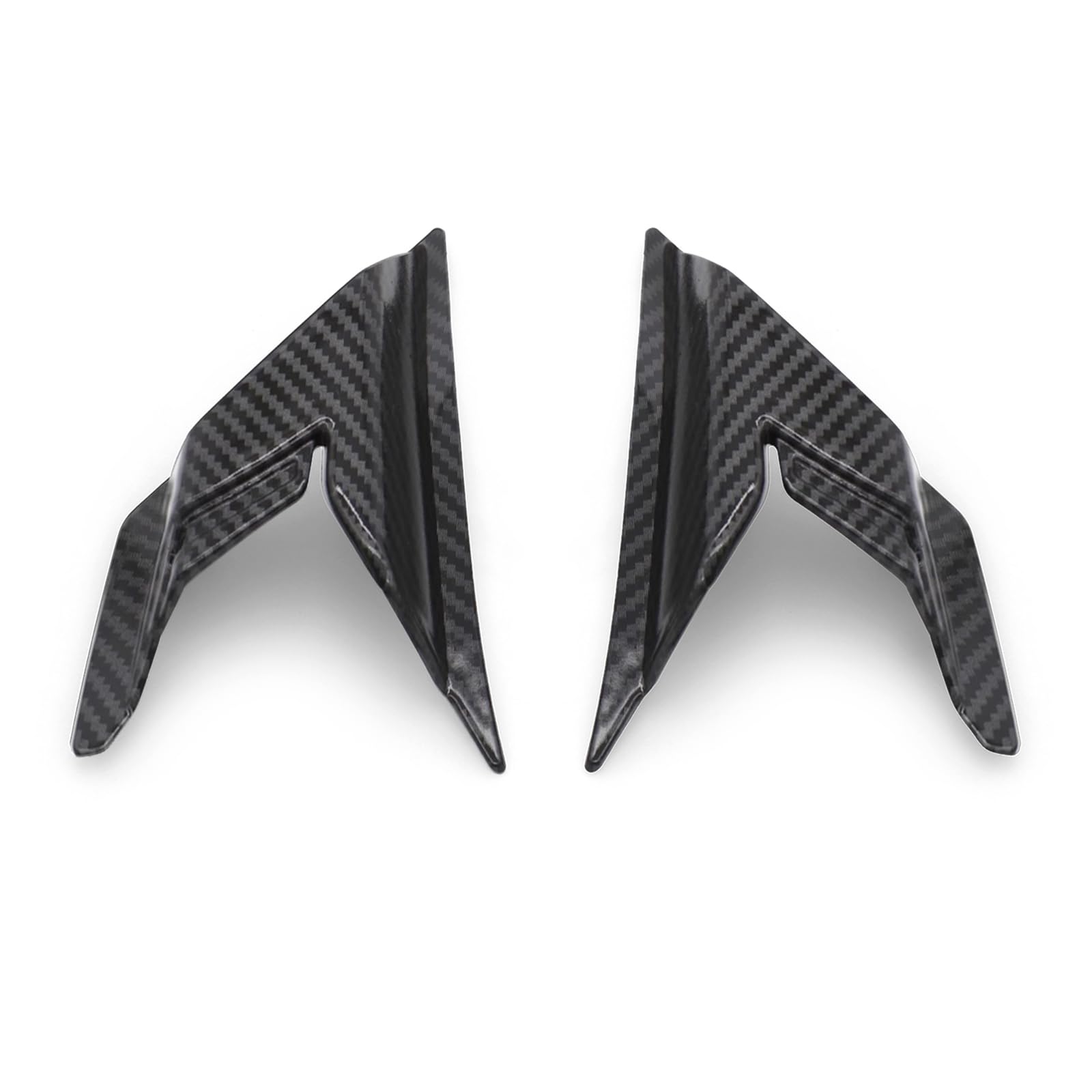 HEINMO Motorrad Spoiler Aerodynamische Verkleidung Winglet Für Hon' ADV160 2022-2024 ABS Seitenspoiler Zubehör (Carbon Look) von Heinmo