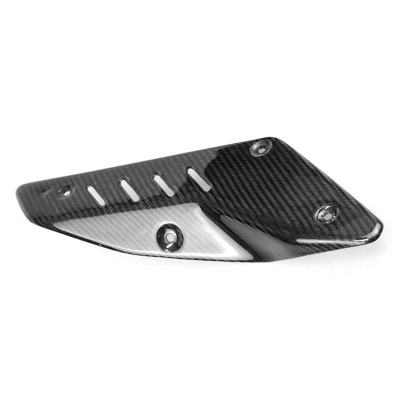 Heinmo Motorrad Carbon Fiber Abgasrohrplatte Hitzeschild Abdeckung Schutz Schutz Verkleidung für MT10 2016 2017 2018 von Heinmo