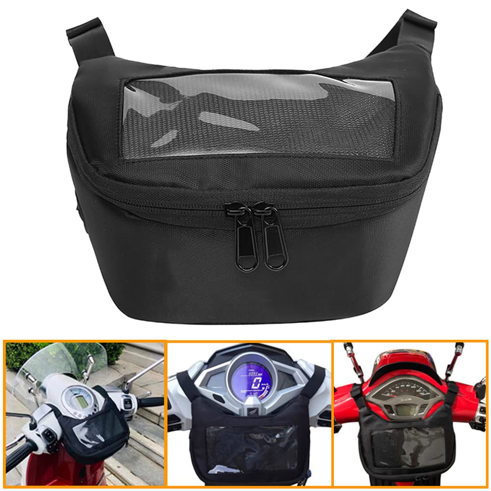 Heinmo Motorrad Satteltaschen Seitentasche Aufbewahrungstasche Werkzeugtasche Handy Navigation wasserdichte Tasche für VES' GTS LX LXV Sprint Primavera 50 125 250 300 300ie 250ie Roller von Heinmo