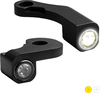 Heinz Bikes Nano, Armaturen-Blinker/Positionslicht - Schwarz von Heinz Bikes