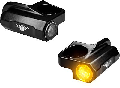 Heinz Bikes Nano, Armaturen-Blinker/Positionslicht - Schwarz von Heinz Bikes