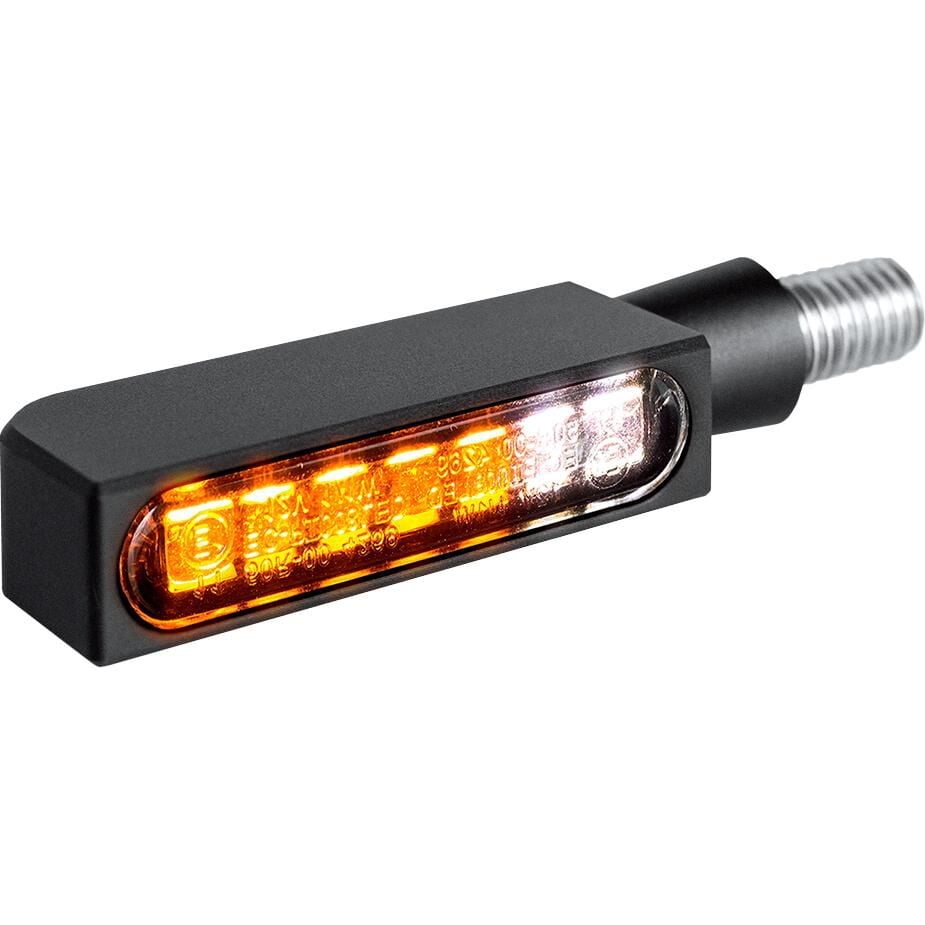 HeinzBikes LED Alu Blinker/Positionslicht Block Line M8 schwarz von HeinzBikes