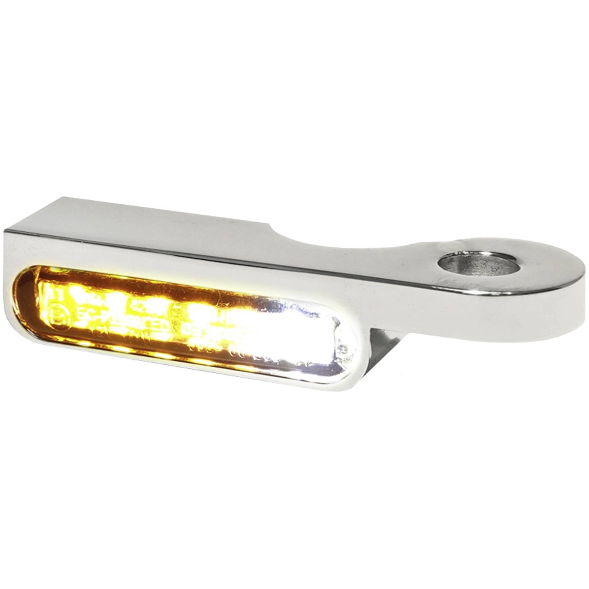 HeinzBikes LED Alu Blinker/Positionspaar für Softail 1996-2014 chrom von HeinzBikes