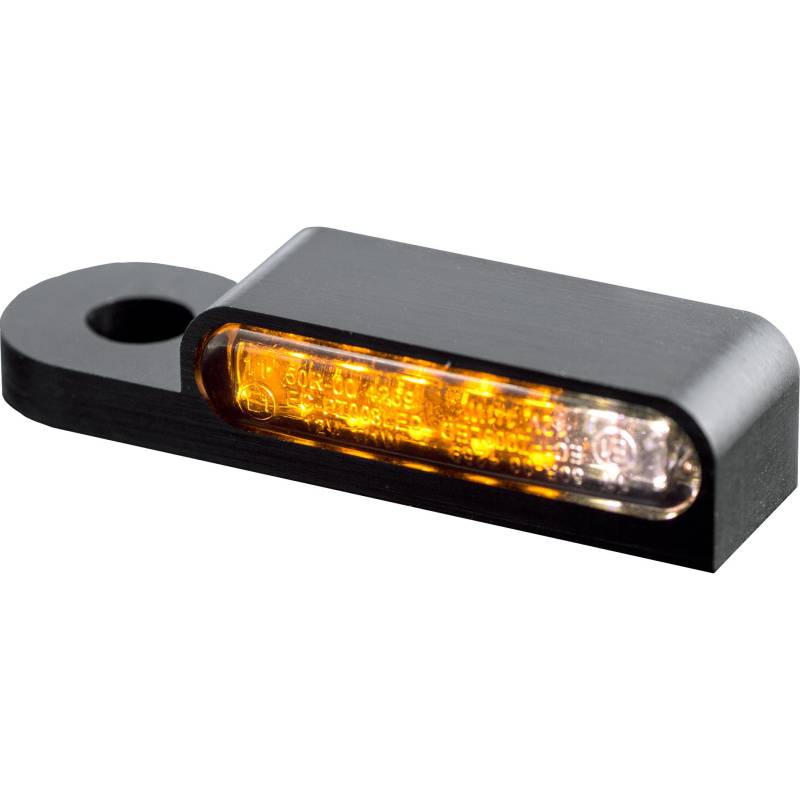 HeinzBikes LED Alu Blinker/Positionspaar für Softail 1996-2014 schwarz von HeinzBikes