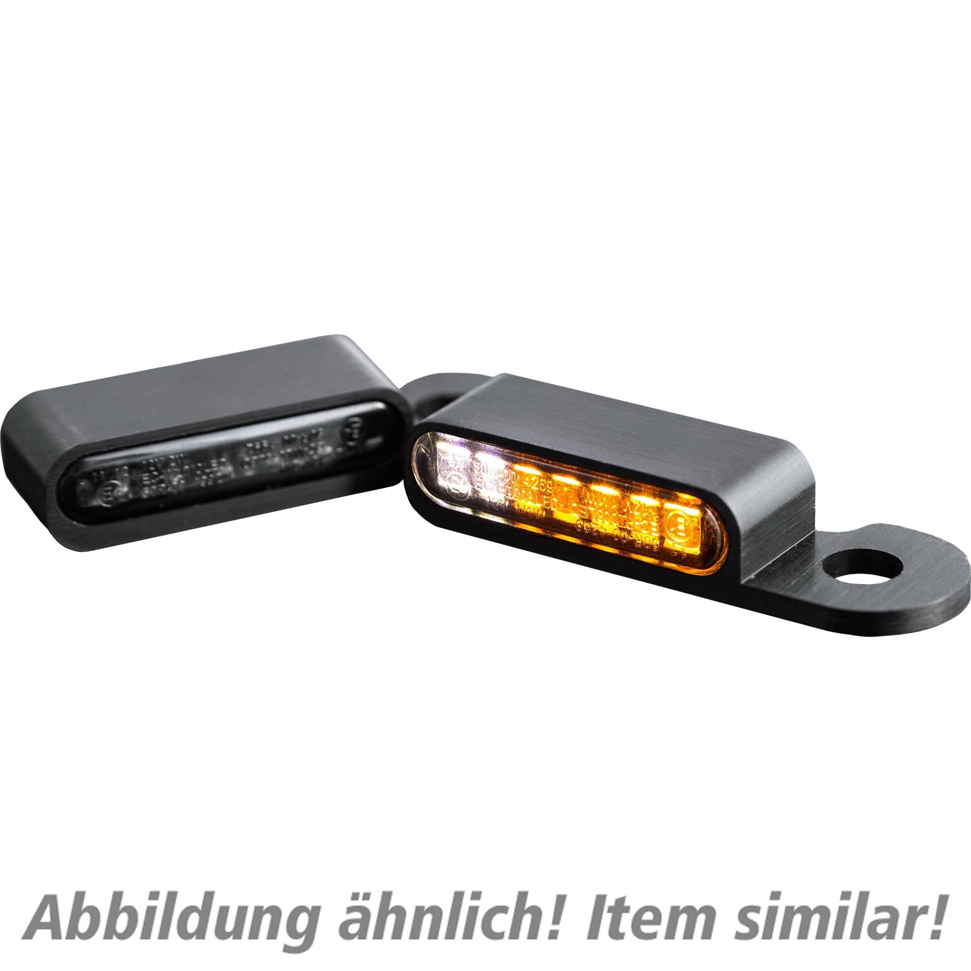 HeinzBikes LED Alu Blinker/Positionspaar für Sportster 1990-2003 chrom von HeinzBikes