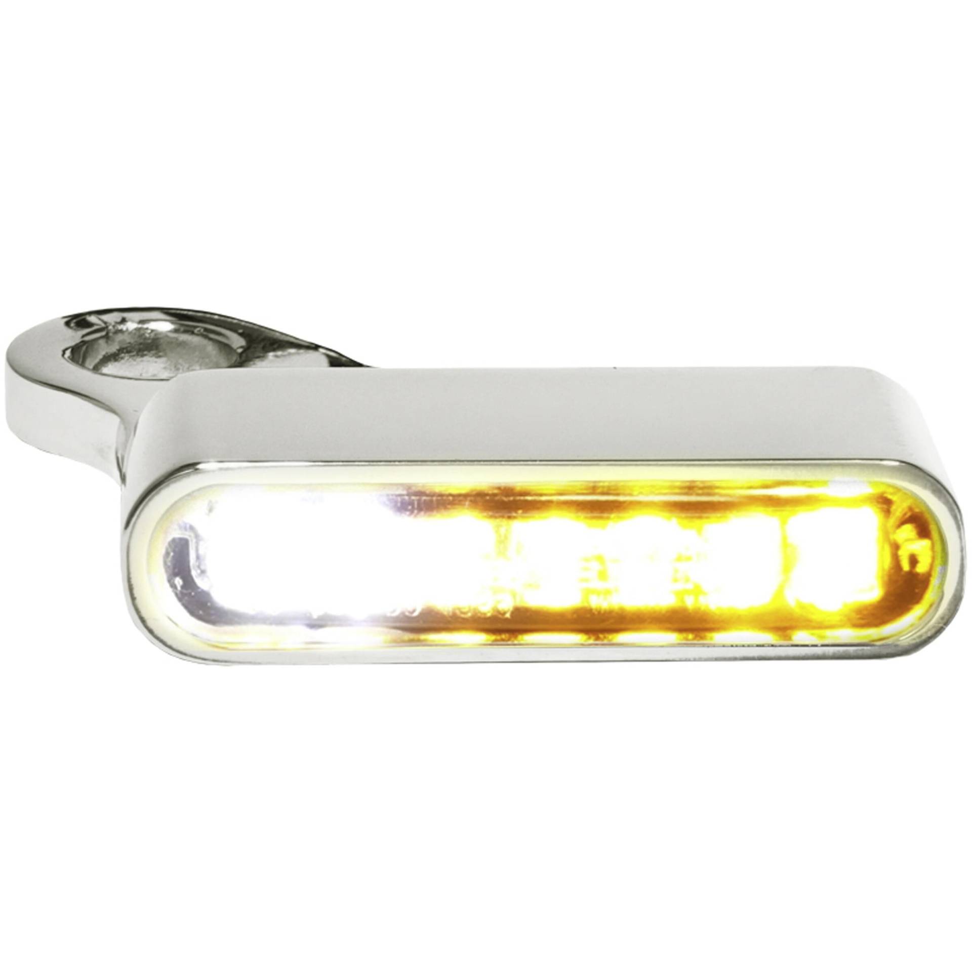 HeinzBikes LED Alu Blinker/Positionspaar für Sportster 2014- chrom von HeinzBikes