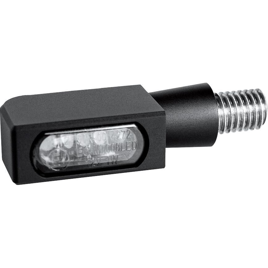 HeinzBikes LED Alu Blinker Block Line Micro M8 schwarz von HeinzBikes