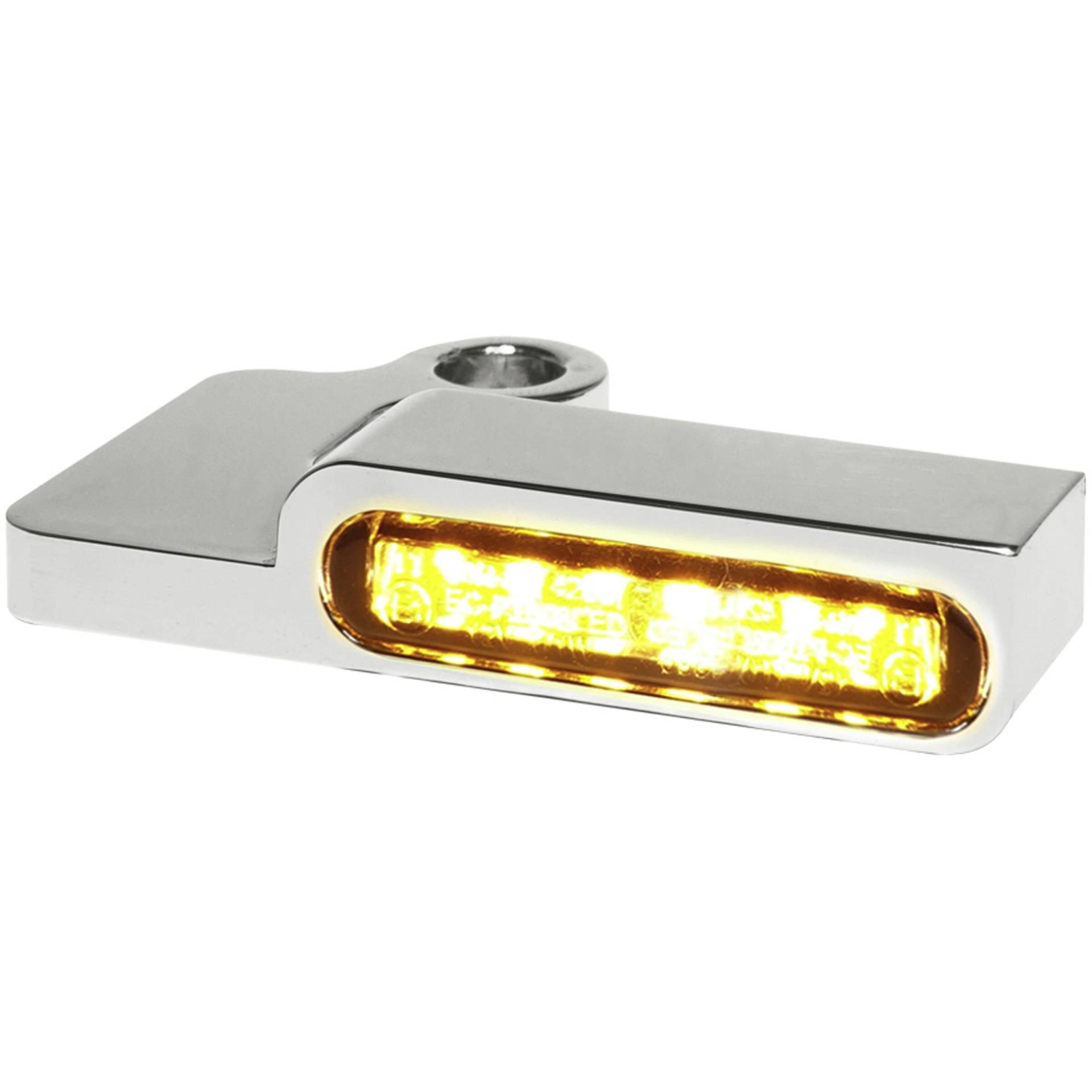 HeinzBikes LED Alu Blinkerpaar vorne Sportster 1996-2013 chrom von HeinzBikes