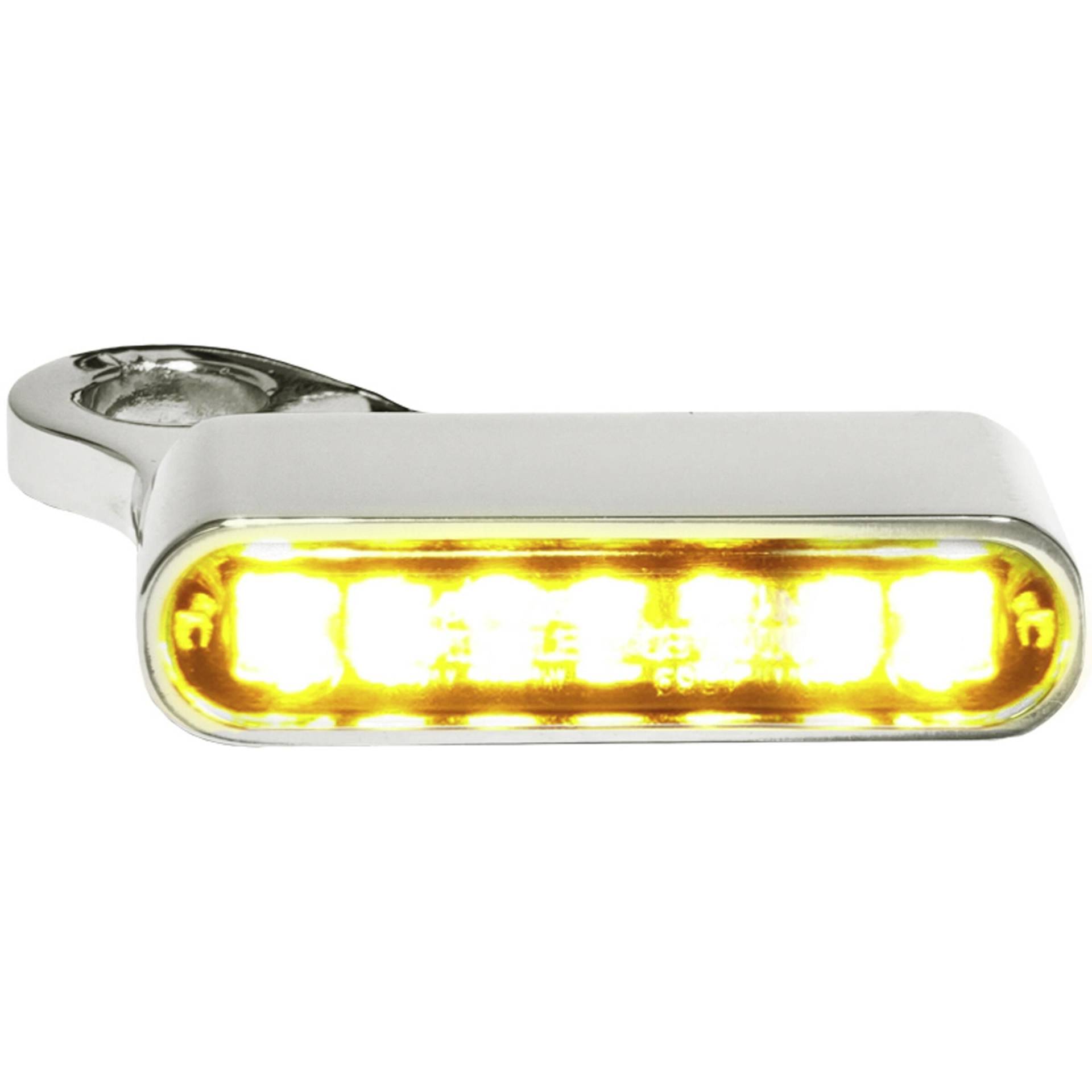 HeinzBikes LED Alu Blinkerpaar vorne für Harley Sportster 2014- chrom von HeinzBikes