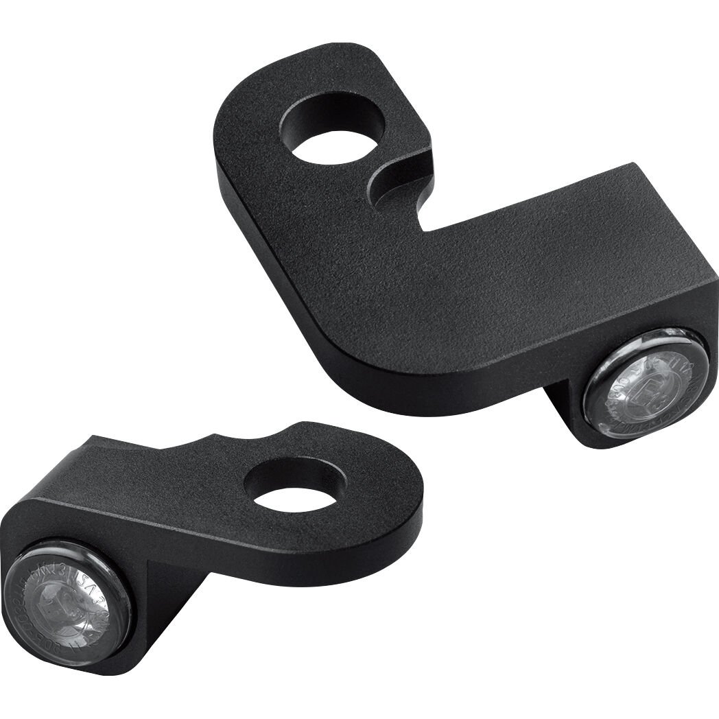 HeinzBikes LED Armaturenblinkerpaar Nano für Softail 1990-2014 schwarz von HeinzBikes